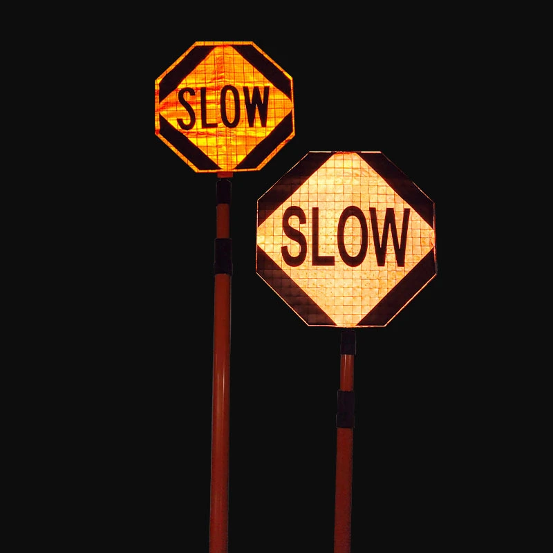 roll up STOP SLOW paddles 16 roll up STOP SLOW paddles 16