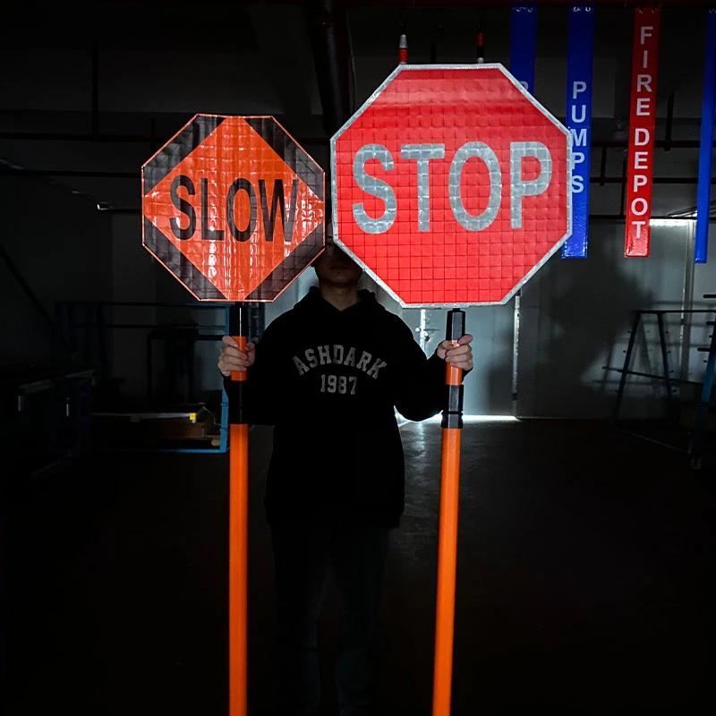 roll up STOP SLOW paddles 19 roll up STOP SLOW paddles 19