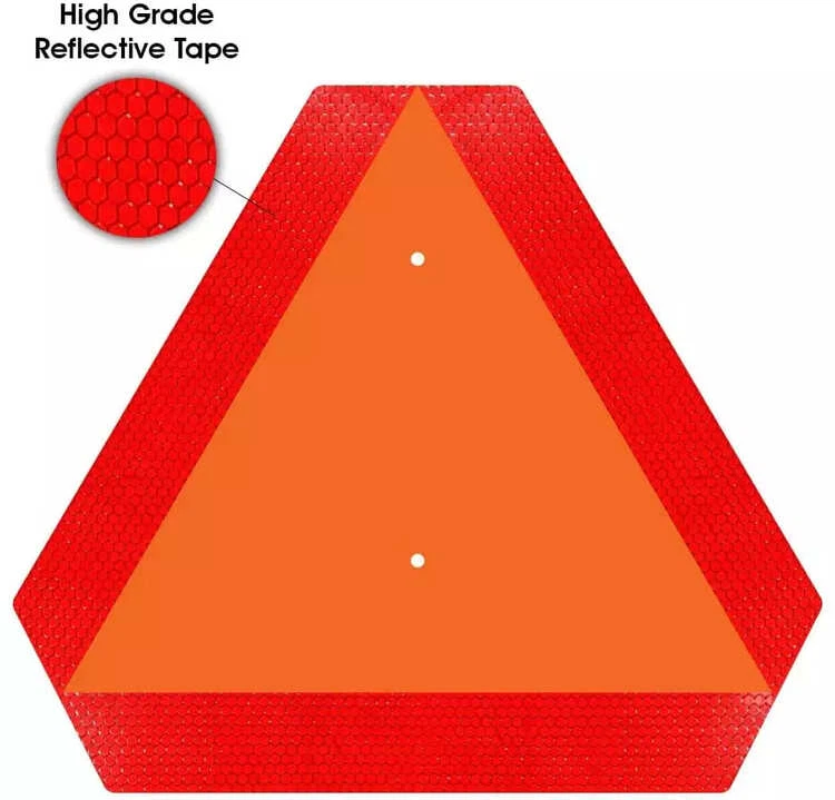 Orange Triangle Sign On Vehicle 6-copy-0 Orange Triangle Sign On Vehicle 6-copy-0