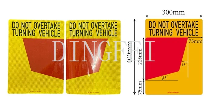 Rear Marking Sticker