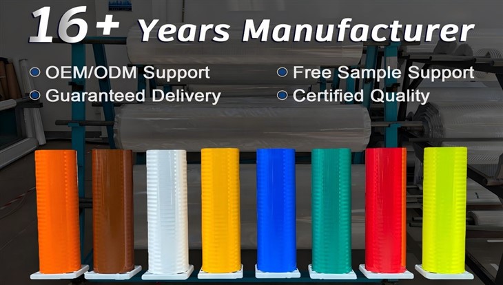 Folia odblaskowa DINGFEI zapewniająca bezpieczeństwo na drodze